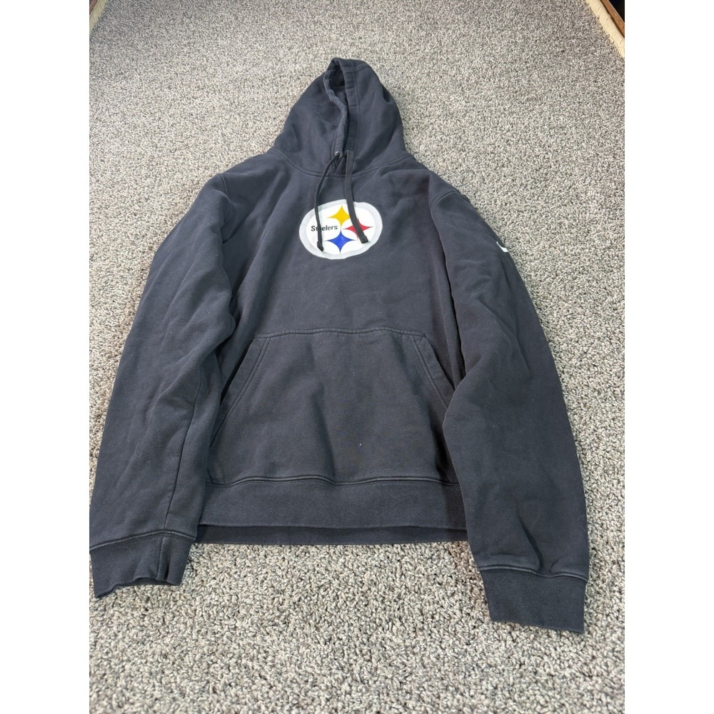 Pittsburgh Steelers Nike NFL Hoodie Men's Size Large Black